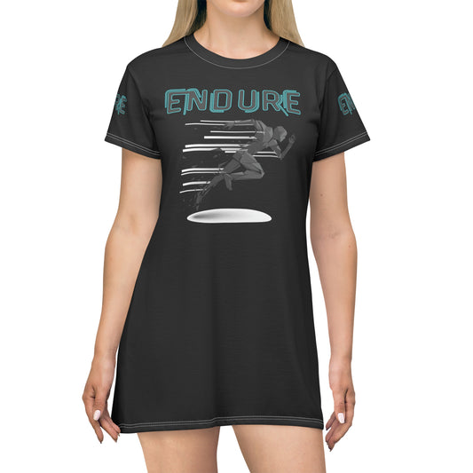 Endure T-Shirt Dress (AOP)