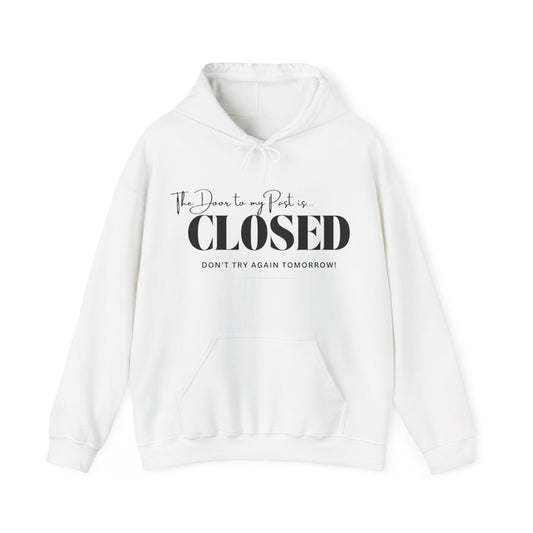 My Past is Closed Hooded Sweatshirt