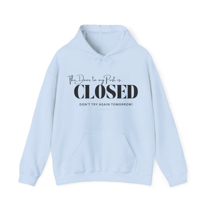 My Past is Closed Hooded Sweatshirt