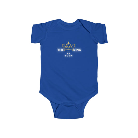 The King is Born Infant Fine Jersey Bodysuit