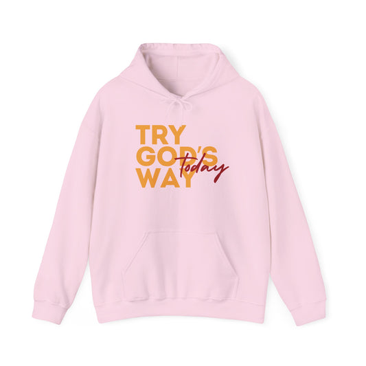 Try God's Way Unisex Hooded Sweatshirt