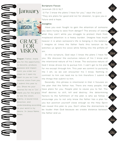 GF24 Planner "Grace for 2024"